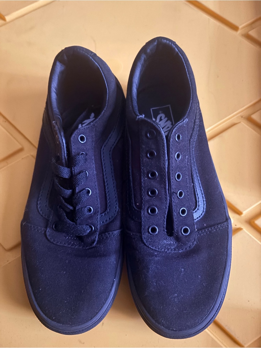 Vans Black Old Skool Low-Top Sneakers